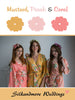 Mustard, Peach and Coral Color - Premium Rayon Collection