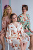 Blush, Ivory and Sage Wedding Color Robes - Premium Rayon Collection
