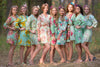 Assorted Shades of Mint | SilkandMore Robes