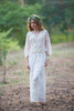 Oh Claudia White Lace Bridal Robe