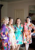 Mismatched Large Floral Blossom2 Robes in bright tones