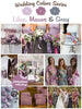 Lilac, Mauve and Gray Wedding Color Palette