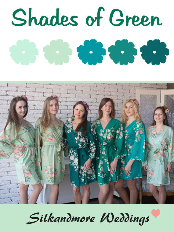 Shades of Green Wedding Color Palette