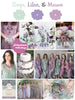 Sage, Lilac and Mauve Wedding Color Robes - Premium Rayon Collection