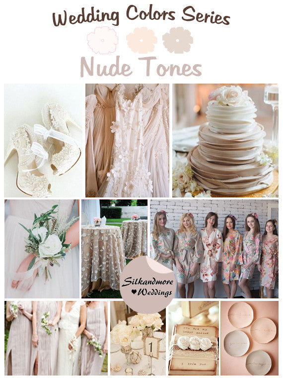 Nude Tones Wedding Color Palette