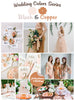 Blush and Copper Wedding Color Palette