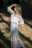 Oh Brooke White Floral Lace Bridal Robe