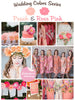 Peach and Rose Pink Wedding Color Palette