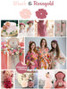 Blush and Rosegold Color Robes - Premium Rayon Collection