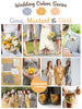Gray, Mustard and Gold Wedding Color Palette
