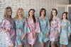 Pink and Light Blue Wedding Color Robes - Premium Rayon Collection