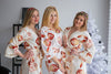 Ivory bridesmaids wedding robes in rumor among fairies