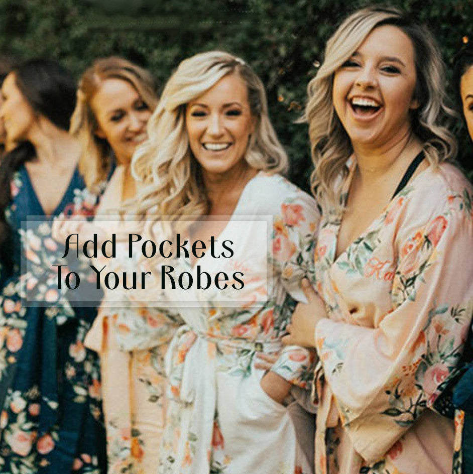 ad-on of pockets to robes, pocket on robes