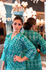 Teal Tribal Aztec Robes for bridesmaids | Getting Ready Bridal Robes