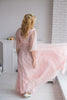 Blush Tulle Lace Bridal Robe from my Paris Inspirations Collection - Flower Grace in Blush