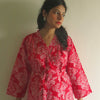 Red Damask Robes for bridesmaids | Getting Ready Bridal Robes
