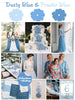 Dusty Blue and Powder Blue Wedding Colors
