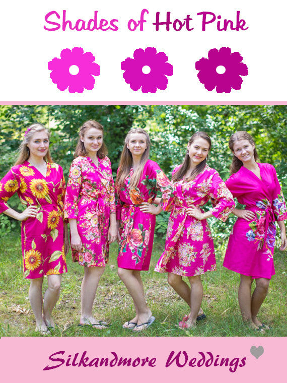 Assorted Magenta Robes SilkandMore Robes robesbysilkandmore
