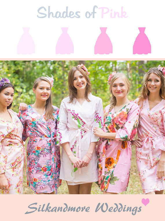 Assorted Pink Robes | SilkandMore Robes