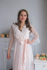 Lacey Blush Bridal Robe from my Paris Inspirations Collection - Sweetly Scalloped in Blush