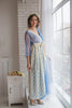 Mismatched Bridal Robe in Dusty Blue from my Paris Inspirations Collection
