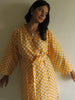 Yellow Polka Dots Robes for bridesmaids | Getting Ready Bridal Robes