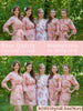 Rose Quartz Bridesmaids Robes | Pantone Spring 2016 Colors