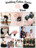 Blush and Black Wedding Colors