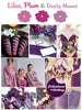 Lilac, Plum and Dusty Mauve Wedding Color Robes- Premium Rayon Collection 