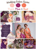 Peach, Plum and Rust Wedding Color Palette