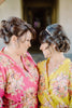 Mismatched Jewel Toned Floral Posy Bridesmaids Robes