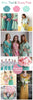 Mint, Teal and Dusty Pink - Premium Rayon Collection