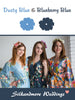 Dusty Blue and Blueberry Blue Color Robes - Premium Rayon Collection