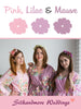 Pink, Lilac and Mauve Color Robes - Premium Rayon Collection