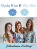 Dusty Blue and Sky Blue Color Robes - Premium Rayon Collection