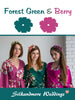 Forest Green and Berry Color Robes - Premium Rayon Collection
