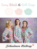 Ivory, Blush and Soft Sage Color Robes - Premium Rayon Collection 