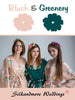 Blush and Greenery Color Robes - Premium Rayon Collection