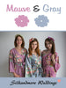 Mauve and Gray Color Robes - Premium Rayon Collection 