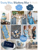 Dusty Blue, Blueberry Blue and Nude Wedding Color Robes- Premium Rayon Collection 