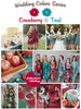 Cranberry and Teal Wedding Colors Palette