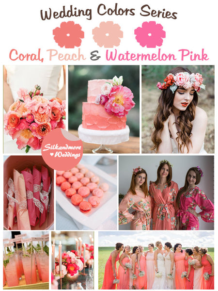 watermelon pink color combination dress Watermelon Pink Bridesmaid Dress One Shoulder Sheath/Column Ruched Chiffon Bridesmaid Dresses with Slit