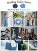 Blueberry Blue and Dusty Blue Wedding Color Palette