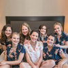 Set of 7 bridesmaids pjs