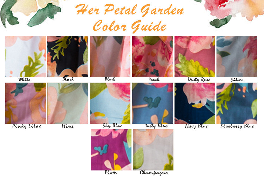 Blush Watercolor Floral Her Petal Garden Set of Bridesmaids Rompers