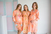 Mommies in Peach Floral Robes