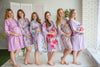 Mommies in Lilac Floral Robes