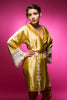 Gold Silk Lace Bridesmaids Robe