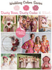 Rose, Dusty Cedar and Blush Wedding Color Palette