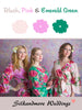 Blush, Pink and Emerald Green Color Robes - Premium Rayon Collection